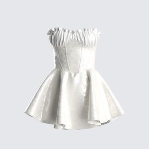 NWOT Connie White Mini Dress